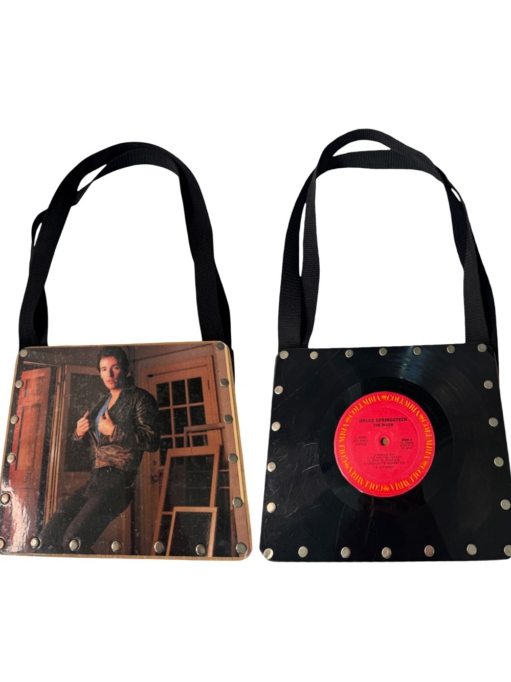 RARE Bruce Springsteen Vintage Vinyl Record Handbag “The River”